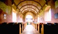 Interior St Mary`s church West Somerton. Royalty Free Stock Photo