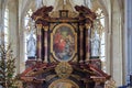 Interior of the St. Nicholas church. Znojmo, Czech Republic, Europe. Royalty Free Stock Photo