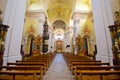 Interior of St. Nicholas Church in Leszno, Poland