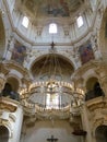 Interior of St. Nicholas Church Old Town Square, Prague, Czech Republic Royalty Free Stock Photo