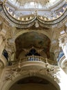 Interior of St. Nicholas Church Old Town Square, Prague, Czech Republic Royalty Free Stock Photo