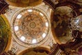 Interior of St. Nicholas Church in Prague, Czech Republic Royalty Free Stock Photo