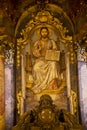 Interior in St. Nicholas Church in Prague, Czech Republic. Royalty Free Stock Photo