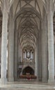 Interior of St. Pavel Cathedral in Nordlingen