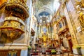 Interior of St. Peter church Peterskirche in Vienna, Austria Royalty Free Stock Photo
