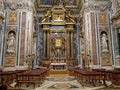 interior of st. peter's basilica, vatican city, rome, and italy look so beautiful Royalty Free Stock Photo