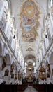 Interior of St. Peter's Cathedral in Munich Royalty Free Stock Photo