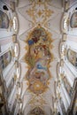 Interior of St. Peter's Cathedral in Munich Royalty Free Stock Photo