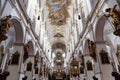 Interior of St. Peter's Cathedral in Munich Royalty Free Stock Photo