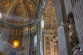 Interior of St. Peters Basilica Royalty Free Stock Photo