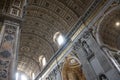 Interior of St. Peters Basilica, Vatican Royalty Free Stock Photo