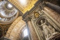 Interior of St. Peters Basilica, Vatican Royalty Free Stock Photo