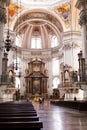 Interior of St. Rupert church in center of Salzburg.