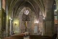 Interior of St Saviour Church. Manosque, Provence, France