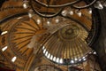 Interior of St. Sophia Cathedral in IStambul Royalty Free Stock Photo