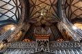 Interior of St. Stephen Cathedral Stephansdom in Stephansplatz in Vienna Austria