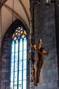 Interior of St. Stephen Cathedral Stephansdom in Stephansplatz in Vienna Austria