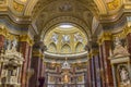 Interior of St. Stephen`s Basilica - Budapest - Hungary Royalty Free Stock Photo
