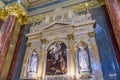 Interior of St. Stephen`s Basilica, a cathedral in Budapest, Hungary Royalty Free Stock Photo