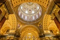 Interior of St. Stephen`s Basilica Szent IstvÃ¡n-bazilika. Budapest, Hungary Royalty Free Stock Photo