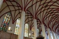 Interior of St Thomas Church Thomaskirche, a Lutheran church in Leipzig, Germany Royalty Free Stock Photo