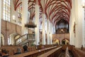 Interior of St Thomas Church Thomaskirche, a Lutheran church in Leipzig, Germany Royalty Free Stock Photo