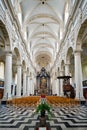 Interior of St. Walburga Church in Brugge, Belgium
