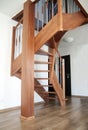 Interior stairs wooden Royalty Free Stock Photo