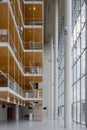 Interior of the Stavros Niarchos Foundation Cultural Center in Athens,Greece,designed by Renzo Piano