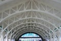 Interior of steel roof Royalty Free Stock Photo