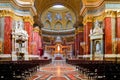 Interior of Stephen's Basilica in Budapest Royalty Free Stock Photo