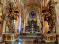 Interior of the Storkyrkan church, also known as Saint Nicholas Church or Stockholm Cathedral