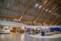 Interior structure of Clark International Airport in Clark, Philippines Royalty Free Stock Photo