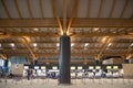 Interior structure of Clark International Airport in Clark, Philippines Royalty Free Stock Photo
