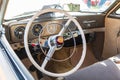 Interior of a Studebaker Champion at a car show Royalty Free Stock Photo