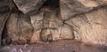 Interior of Sumbay Cave. Southern Peru Royalty Free Stock Photo