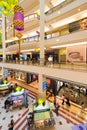 Interior of Suria KLCC shopping mall, Kuala Lumpur, Malaysia Royalty Free Stock Photo