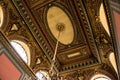 Interior of the Sutu palace, Bucharest museum Royalty Free Stock Photo