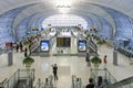 Interior of the Suvarnabhumi Airport of Bangkok, one of two international airports serving Bangkok Royalty Free Stock Photo