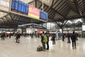 Interior of Suzhou central train station Royalty Free Stock Photo