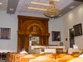 The interior of the synagogue Kipusit in Tel Aviv. Israel. Royalty Free Stock Photo