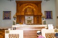 The interior of the synagogue Kipusit in Tel Aviv. Israel. Royalty Free Stock Photo