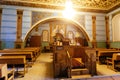 Interior of synagogue in Tbilisi, Georgia, April 4, 2023