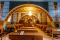 Interior of synagogue in Tbilisi, Georgia, January 6, 2023