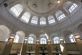 Interior of Szechenyi Spa (Bath, Therms) in Budapest Royalty Free Stock Photo