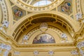 Interior of SzÃÂ©chenyi Thermal Bath in Budapest, Hungary, the largest medicinal bath in Europe Royalty Free Stock Photo