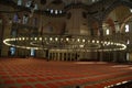 Interior of the SÃÂ¼leymaniye mosque, Istanbul, Turkey Royalty Free Stock Photo
