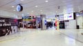 Interior of T-Centralen, the main metro station in Stockholm. Metro, bus, train Royalty Free Stock Photo