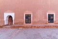 Interior of Taourirt Kasbah. Ouarzazate. Best of Morocco. Royalty Free Stock Photo