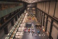 Interior of Tate Modern Museum with various exhibition in London Royalty Free Stock Photo